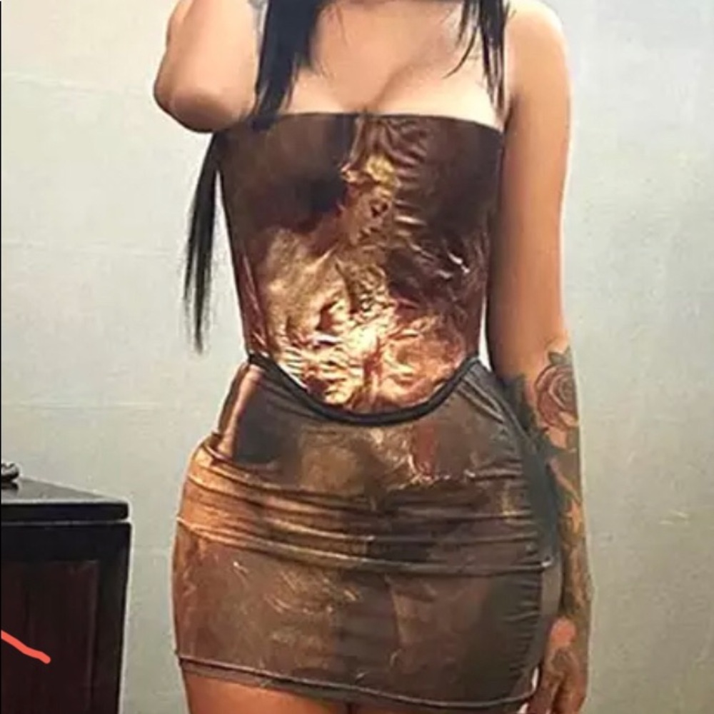 Aesthetic Print Dress